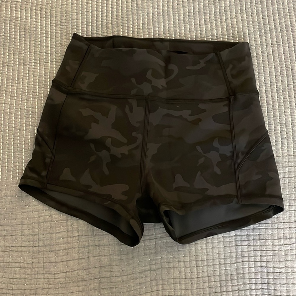 Lululemon in movement shorts